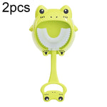 Spazzolino manuale in silicone a forma di U per bambini 2-12 anni