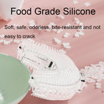 Spazzolino manuale in silicone a forma di U per bambini 2-12 anni