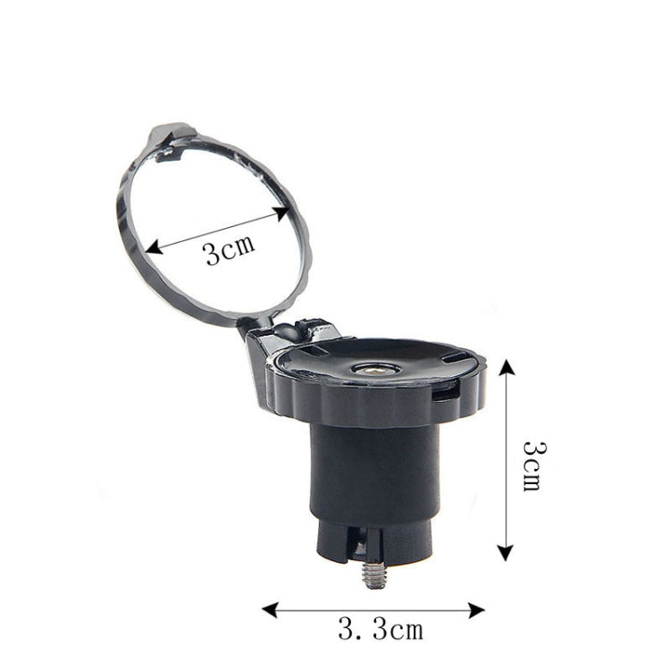 Specchietto retrovisore pieghevole per manubrio bici con luce