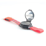 Specchietto retrovisore bici girevole 360° con luce da polso