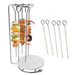 Supporto per spiedini in acciaio inox 28 cm