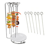 Supporto per spiedini in acciaio inox 28 cm
