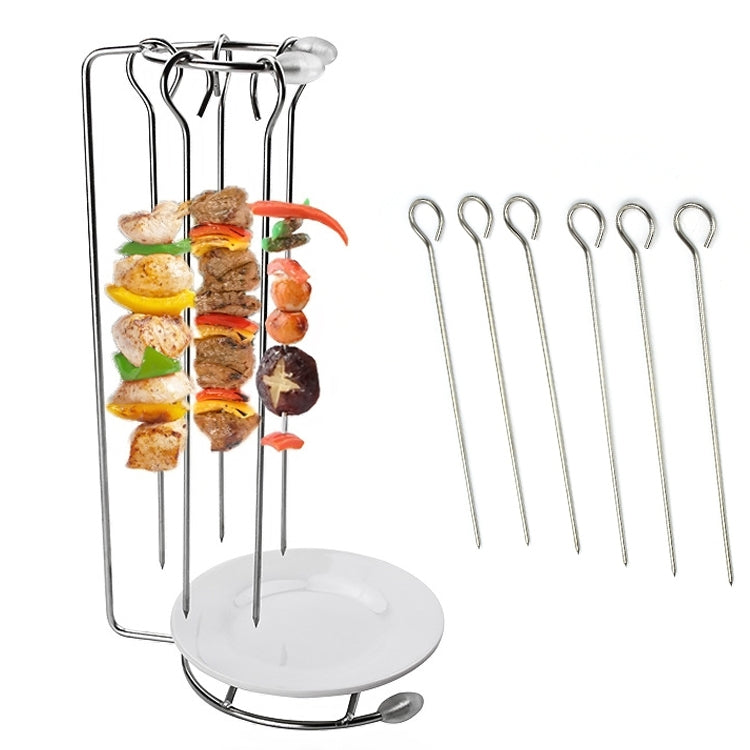 Supporto per spiedini in acciaio inox 28 cm