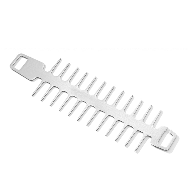 Bastone barbecue in acciaio inox 304 lisca di pesce 28cm