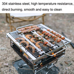 Bastone barbecue in acciaio inox 304 lisca di pesce 28cm