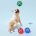 Palla gioco per cani in gomma elastica 14cm