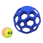 Palla gioco per cani in gomma elastica 14cm