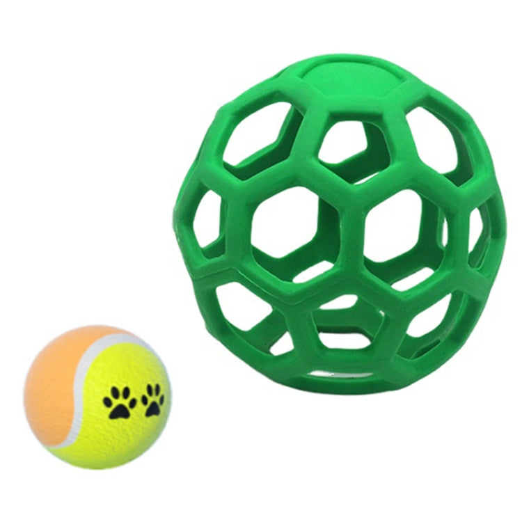 Palla gioco per cani in gomma elastica 14cm