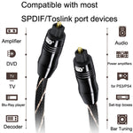 Cavo audio digitale in fibra ottica EMK SPDIF 1-30 metri