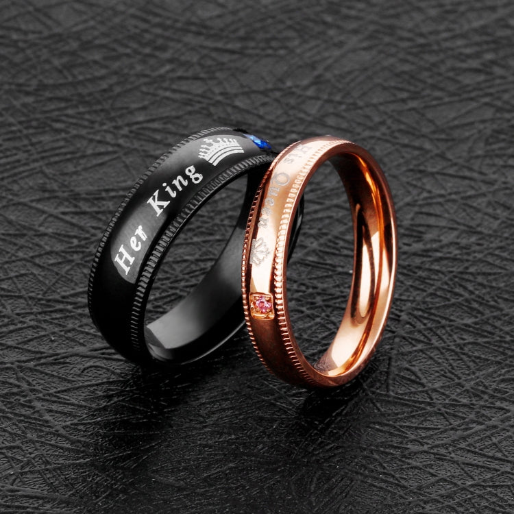 Anello in acciaio al titanio per coppia unisex