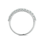 Anello in argento sterling S925 con moissanite MSR014-A