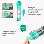 Borraccia portatile 3 in 1 per animali con fontana e contenitore