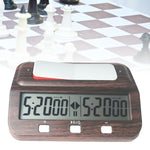 Orologio digitale per scacchi HQT101w con chip bianco e nero