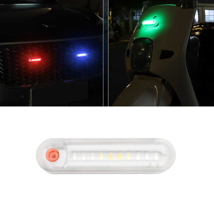 Spia stroboscopica solare anti-collisione per auto e moto