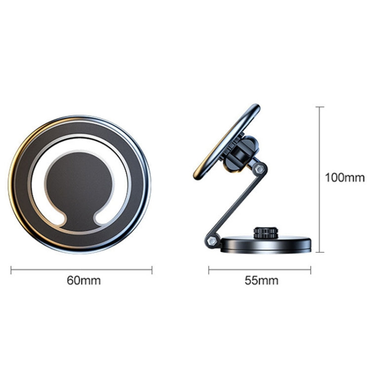 Supporto magnetico telescopico pieghevole per auto
