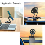 Supporto magnetico telescopico pieghevole per auto