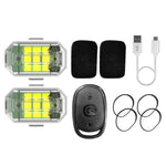Luce posteriore LED con telecomando per auto elettrica