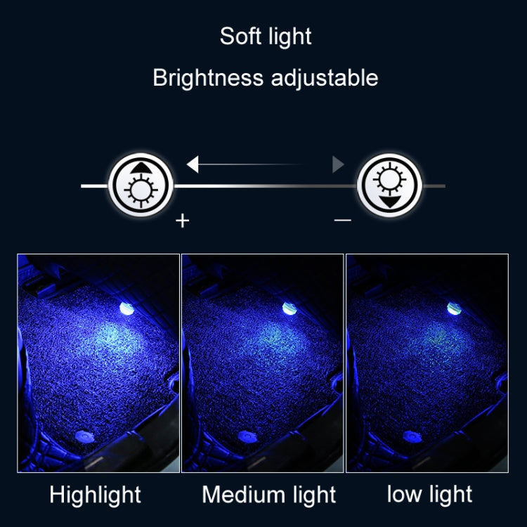 Luce LED wireless colorata per auto con telecomando