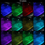 Luce LED wireless colorata per auto con telecomando