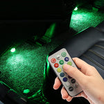 Luce LED wireless colorata per auto con telecomando