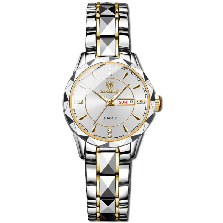 BINBONG B5552 Orologio al quarzo luminoso con calendario