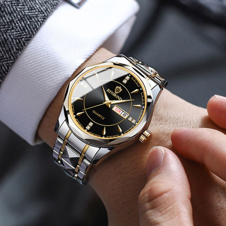 BINBONG B5552 Orologio al quarzo luminoso con calendario