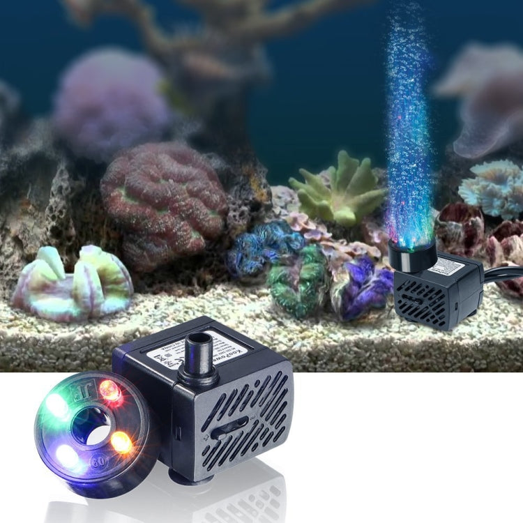 Pompa sommersa acquario 3W con luce LED colorata