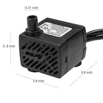 Pompa sommersa acquario 3W con luce LED colorata
