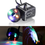 Pompa sommersa acquario 3W con luce LED colorata