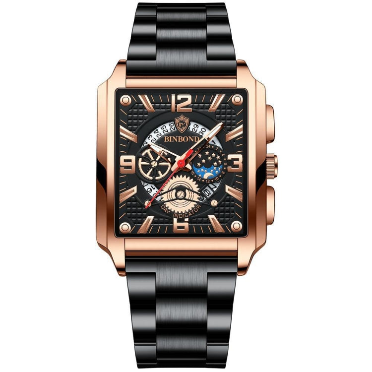 Orologio da uomo al quarzo luminoso impermeabile 44mm