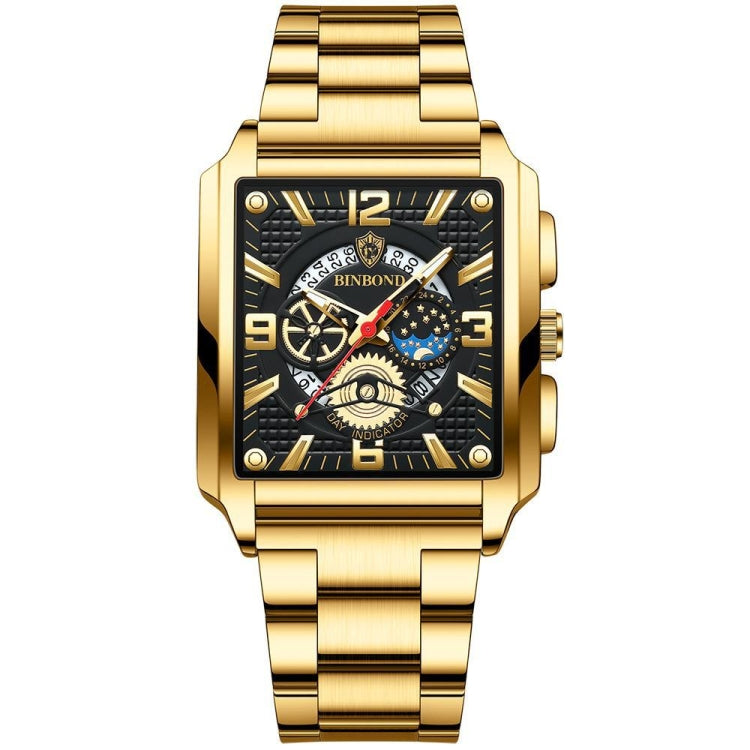 Orologio da uomo al quarzo luminoso impermeabile 44mm