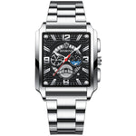 Orologio da uomo al quarzo luminoso impermeabile 44mm
