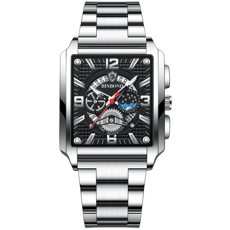Orologio da uomo al quarzo luminoso impermeabile 44mm
