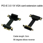Cavo prolunga PCI-E 3.0 1X a 1X con connettore a 90 gradi 5cm