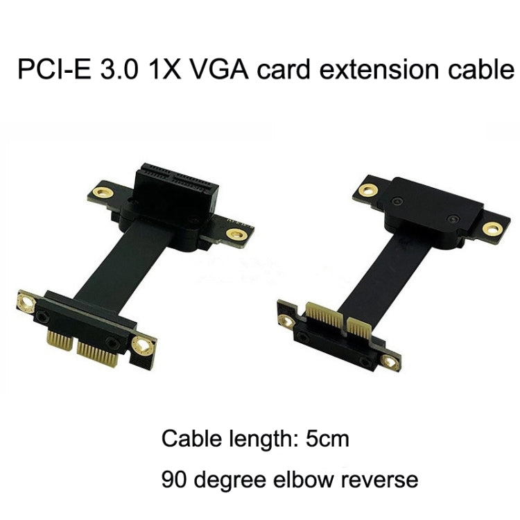 Cavo prolunga PCI-E 3.0 1X a 1X con connettore a 90 gradi 5cm