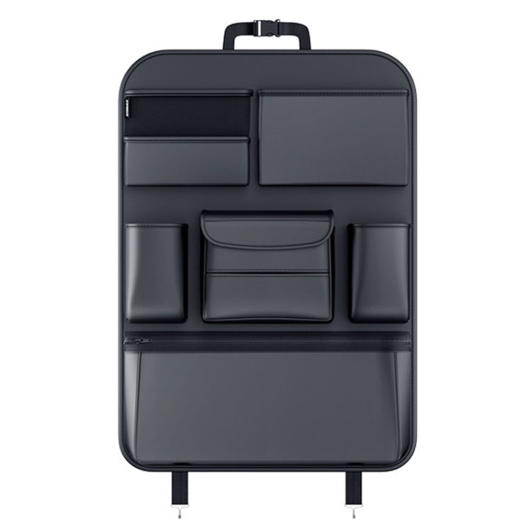 Borsa multifunzionale per schienale seggiolino auto in pelle ecol