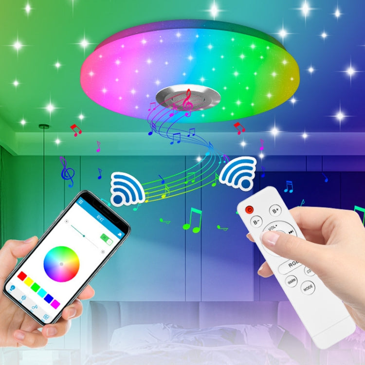 Lampada da soffitto LED Bluetooth RGB con telecomando