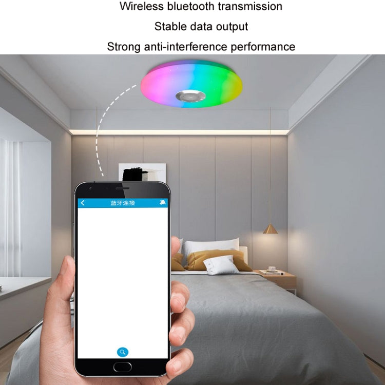 Lampada da soffitto LED Bluetooth RGB con telecomando