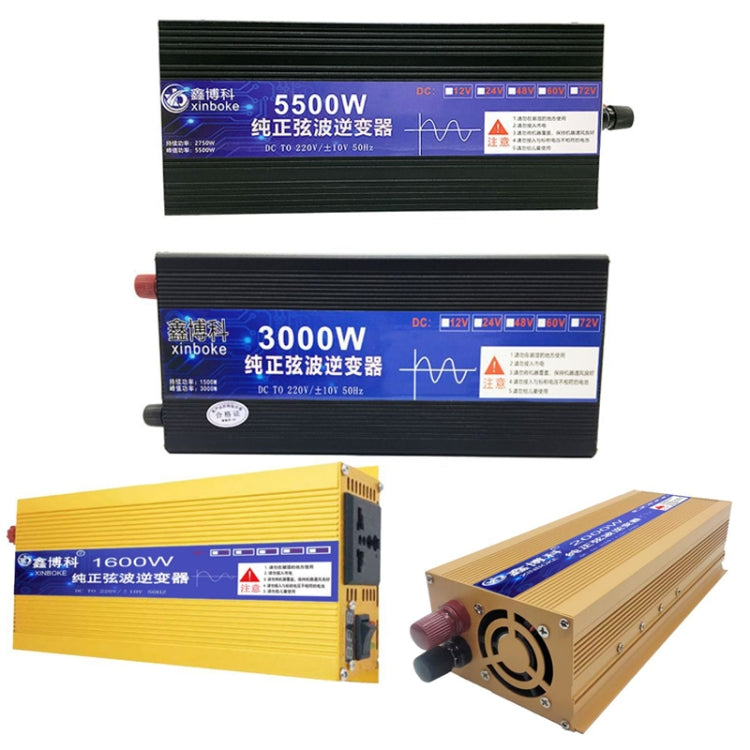 Inverter onda sinusoidale pura 1600W per auto 12V-60V