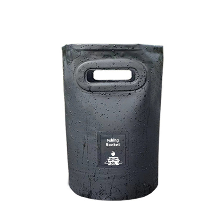 Secchio pieghevole da esterno in PVC 15L e 20L