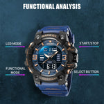 SMAEL 8049 Orologio sportivo impermeabile da uomo