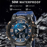 SMAEL 8049 Orologio sportivo impermeabile da uomo