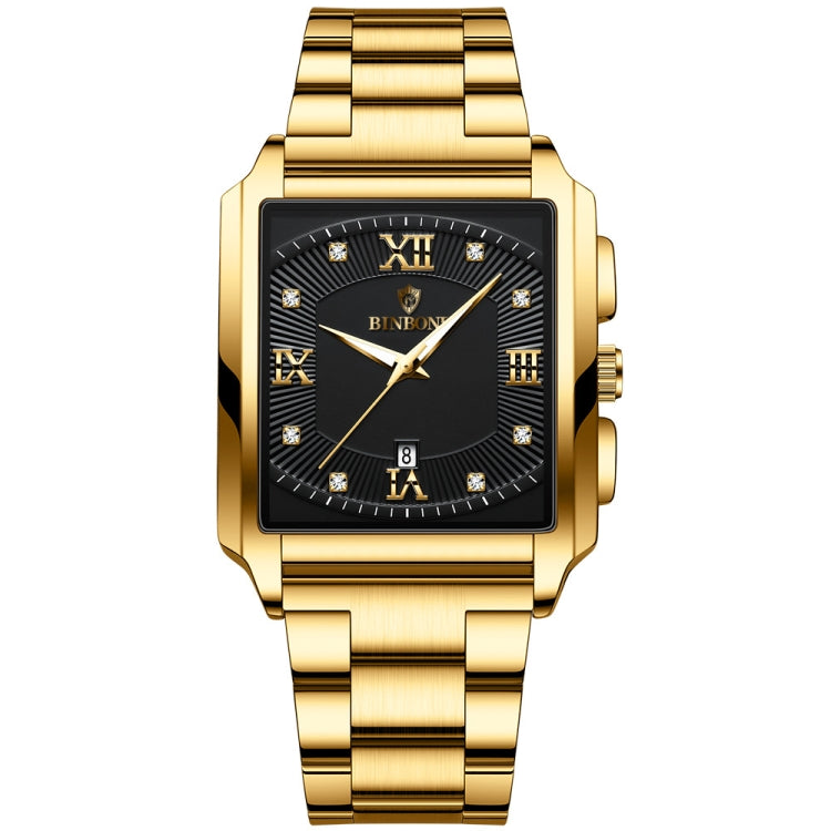BINBOND B4143 Orologio al quarzo uomo impermeabile 44mm