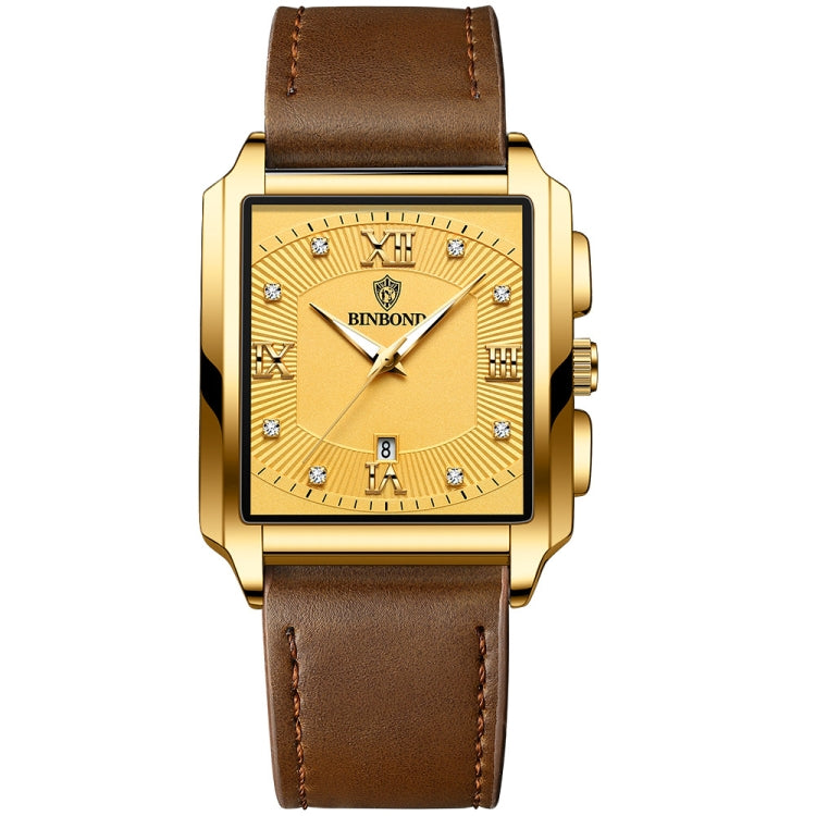 BINBOND B4143 Orologio al quarzo uomo impermeabile 44mm