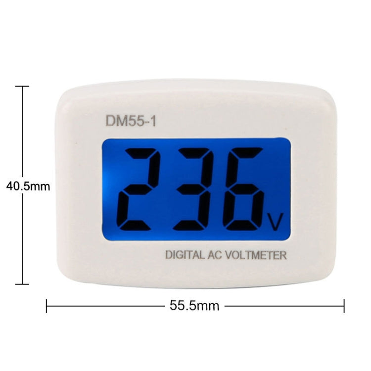 Voltmetro digitale AC 80-300V con display LCD