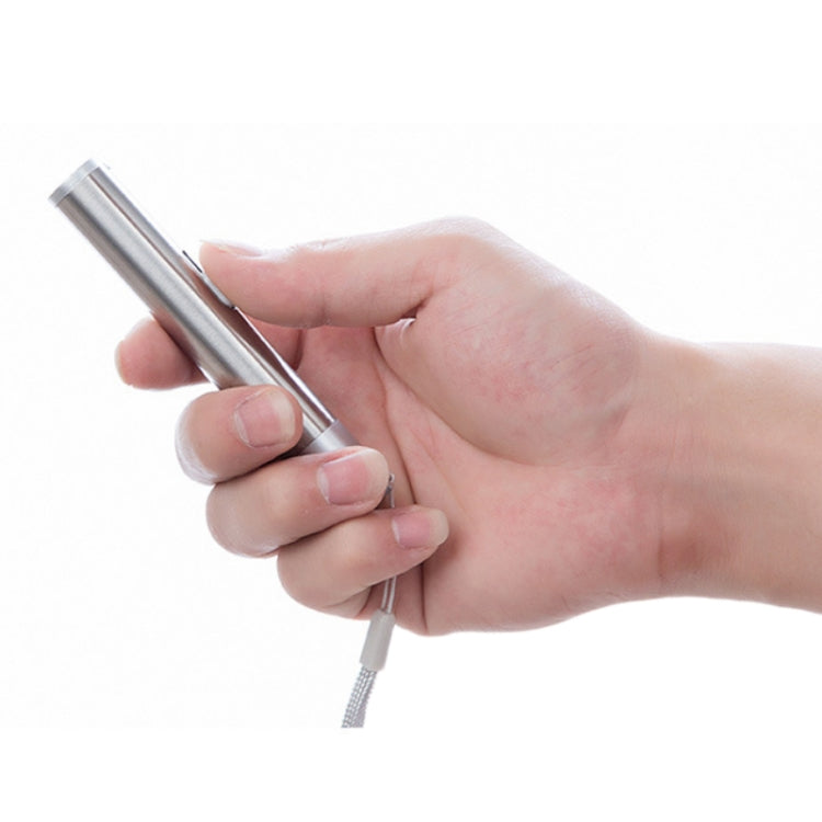 Torcia ricaricabile USB 3 in 1 con penna laser e rilevatore valut
