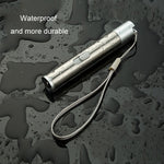 Torcia ricaricabile USB 3 in 1 con penna laser e rilevatore valut