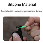 Anello riflettente in silicone luminoso per campeggio