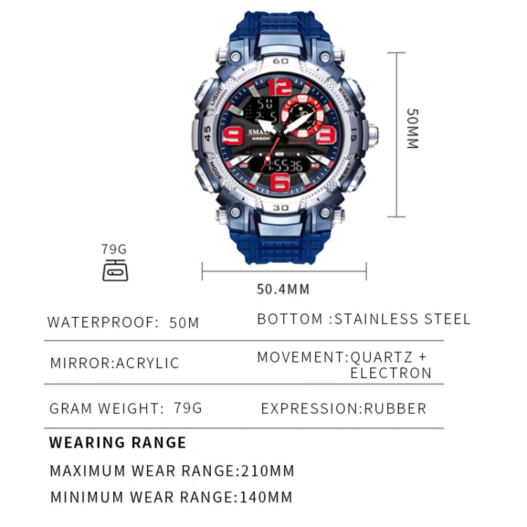 SMAEL 1921 Orologio elettronico impermeabile da uomo