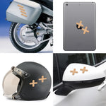 Set 5 adesivi in PVC per riparazione graffi auto e laptop